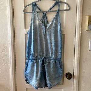 Chambray Romper